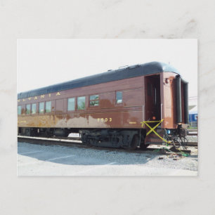 Pkw der Eisenbahn.  Straßburg, PA Postkarte