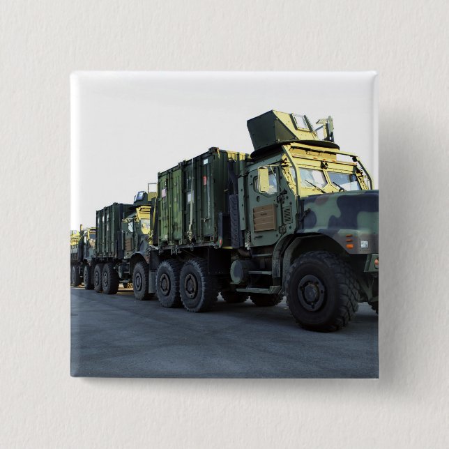 Pkw sitzen am Pier in Morehead City Button (Vorderseite)