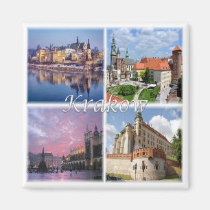 PL * Polen - Krakau Polen Polska Magnet