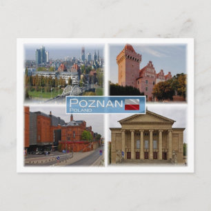 PL Polen - Posen - Postkarte