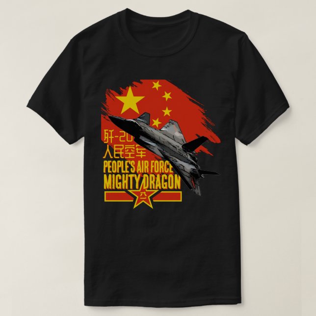 PLAAF Mighty Dragon T-Shirt (Design vorne)