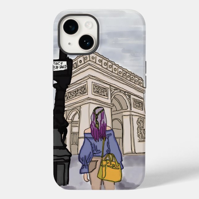 Place Charles de Gaulle Paris. Case-Mate iPhone Hülle (Rückseite)