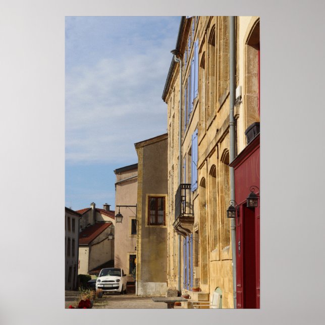 Place d'Armes, Montmedy, Frankreich Poster (Vorne)