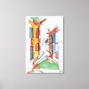 Place Dauphine  Ile de la Cite, Paris Leinwanddruck