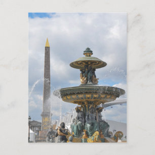 Place de la Concorde, Paris Postkarte