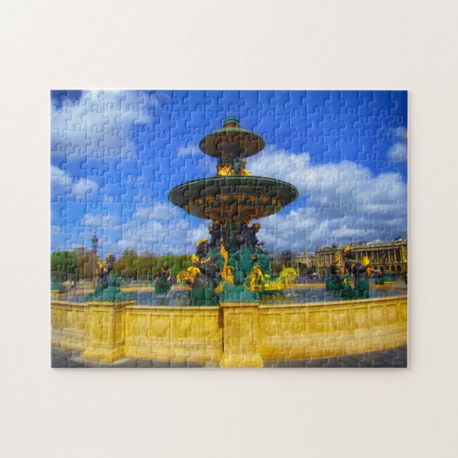 Place de la Concorde Paris. Puzzle (Horizontal)
