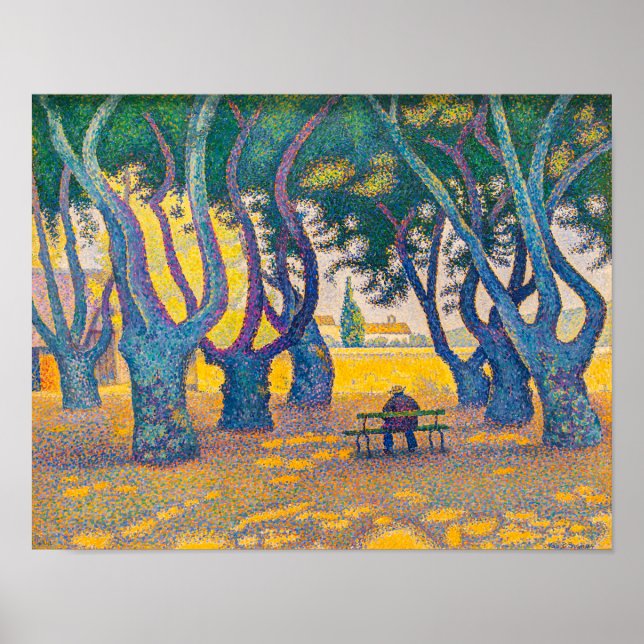 Place des Lices, St. Tropez | Paul Signac | Poster (Vorne)
