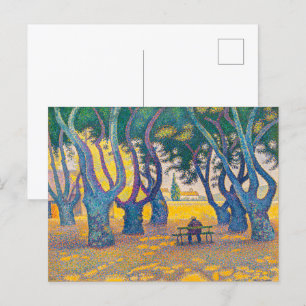 Place des Lices, St. Tropez   Paul Signac   Postkarte