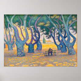 Place des Lices, St. Tropez von Paul Signac Poster