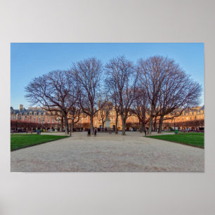 Place des Vosges in Paris - Frankreich Poster