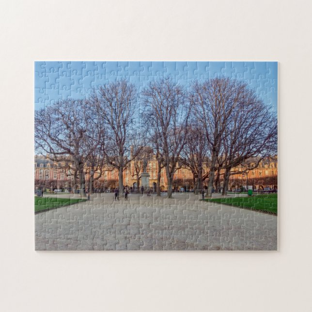 Place des Vosges in Paris - Frankreich Puzzle (Horizontal)