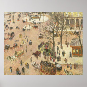 Place du Theater Francais, 1898 Poster