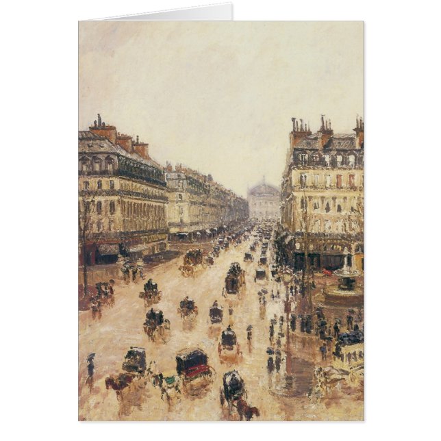 Place du Theater Francais, Paris Rain by Pissarro (Vorne)