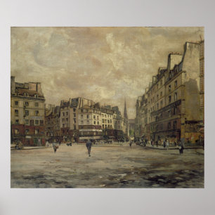 Place Maubert, Paris, 1888 Poster