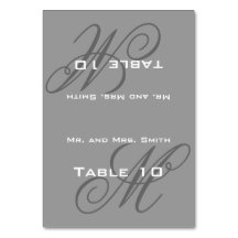 Place Setting Monogram