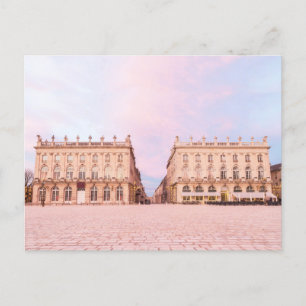 Place Stanislas Nancy France bei Sonnenuntergang G Feiertagspostkarte