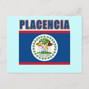 PLACENCIA Belize Beach Tshirts, Geschenke Postkarte