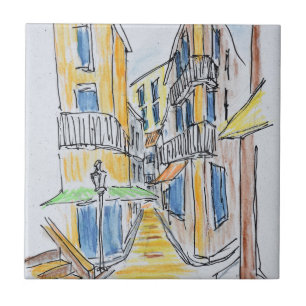 Placette Abbe Robert Jarred Alt-Nizza, Frankreic Fliese