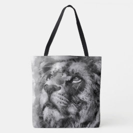 Placid Lion Face Silver