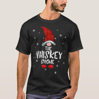Placidity Whiskey Gnome Family Christmas Pajama Wh T-Shirt
