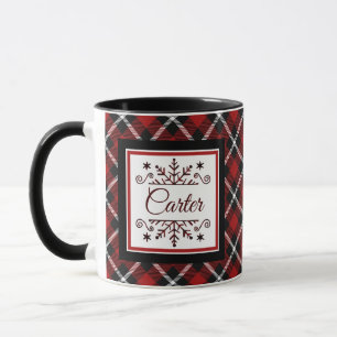 Pläd Personalized snowflake Tasse