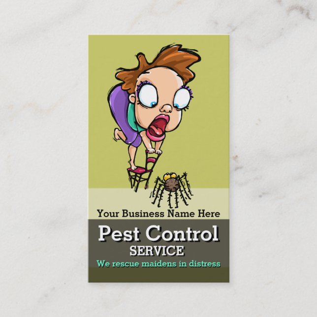 Plage Control.Exterminator.Bug Terminkarte (Vorderseite)