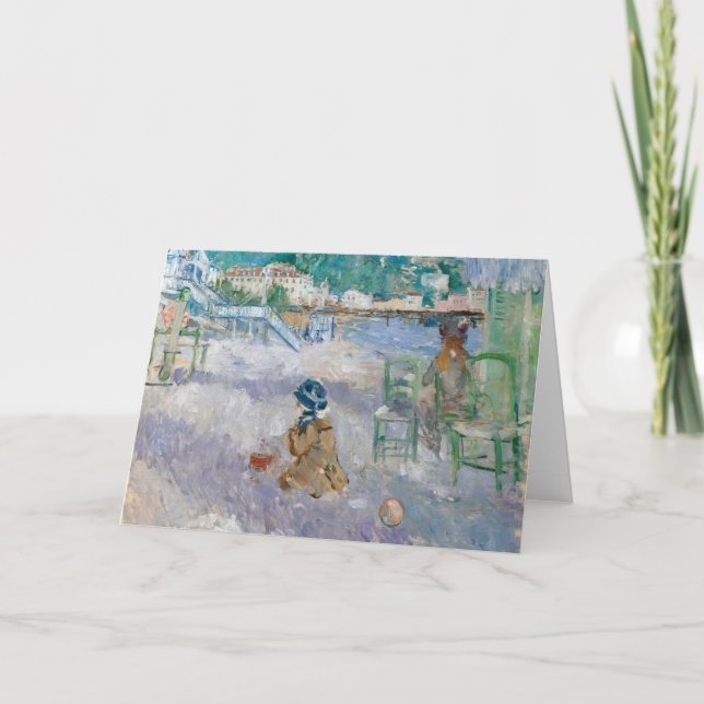 Plage De Nice | Berthe Morisot Karte (Vorderseite)
