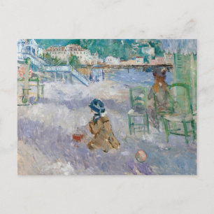 Plage De Nice   Berthe Morisot Postkarte