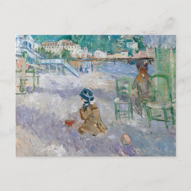 Plage De Nice | Berthe Morisot Postkarte (Vorderseite)