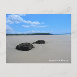 PLAGE DE TELGRUC SUR MER BRETAGNE FRANKREICH POSTKARTE