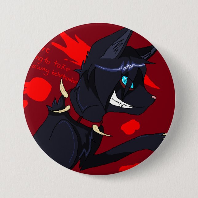 Plageknopf Button (Vorderseite)