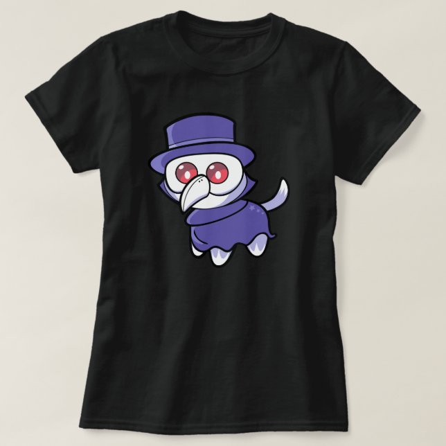Plague Doctor Kitty T - Shirt (Design vorne)