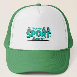 Plaiby Sport Cartoon T-Shirt Truckerkappe