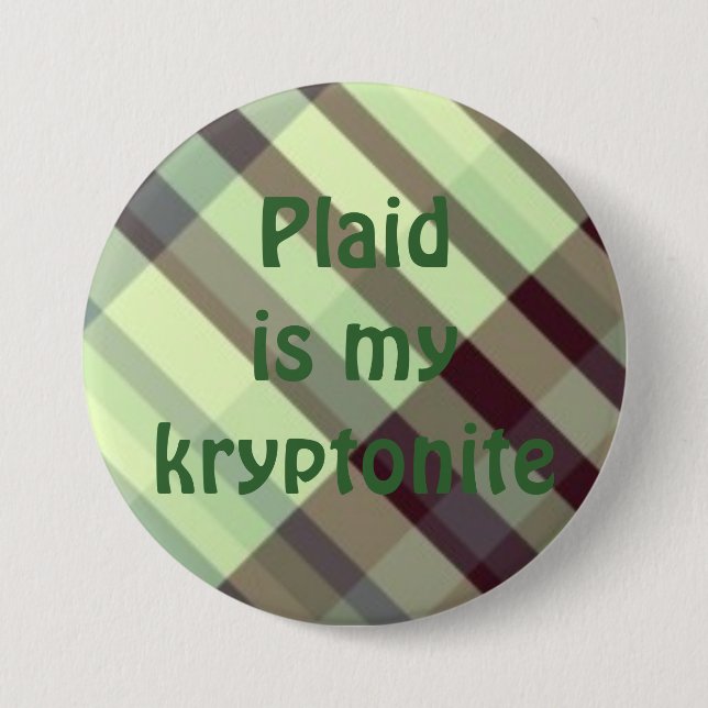 plaid029, Plaidis mein kryptonite Button (Vorderseite)