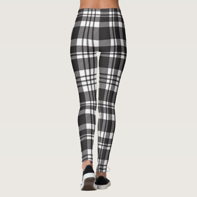 Plaid Fabric  Leggings (Rückseite)