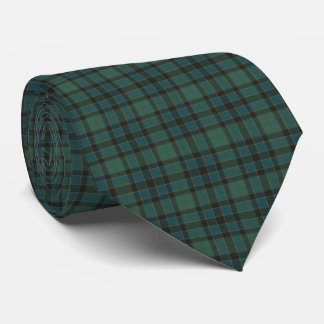 Plaid Green Blue Tartan Traditional Style Neck Tie Krawatte