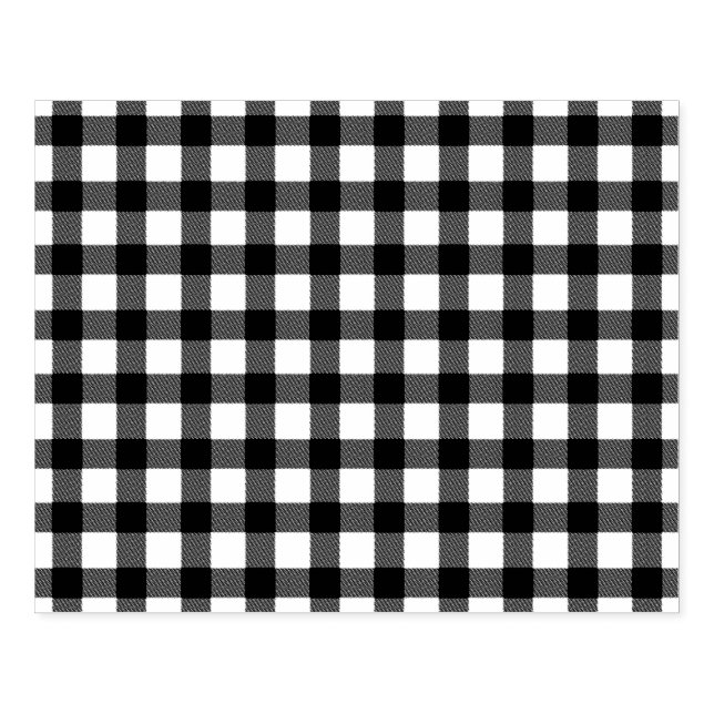 Plaid pattern Christmas Gummistempel (Prägung)