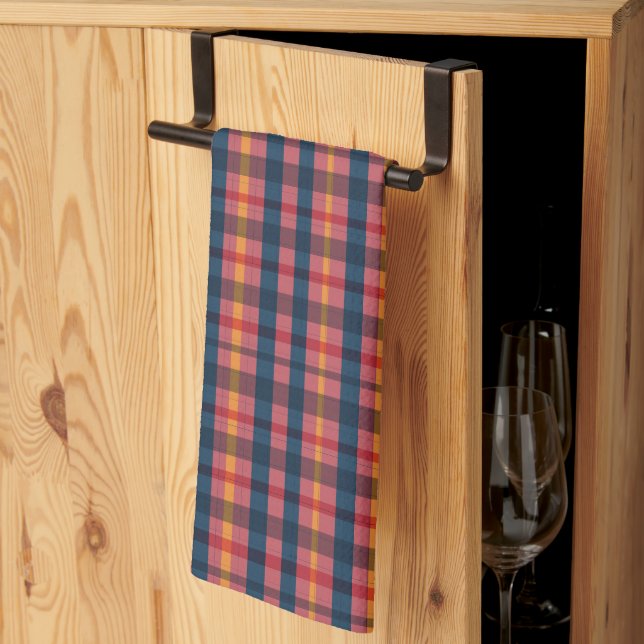 Plaid Pattern Kitchen Towel Geschirrtuch (Drittel gefaltet)