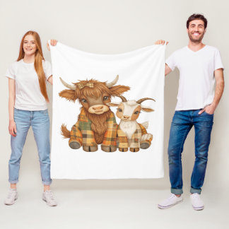 Plaid & Precious Pals Fleecedecke