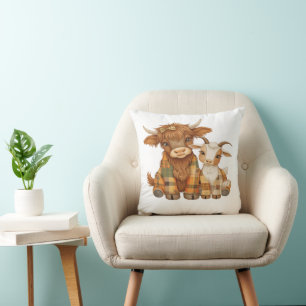 Plaid & Precious Pals Kissen