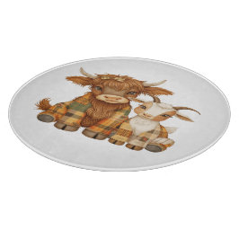 Plaid & Precious Pals Schneidebrett