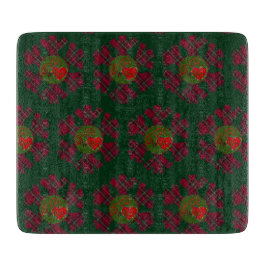 Plaid Snowflake Cutting Boards Schneidebrett