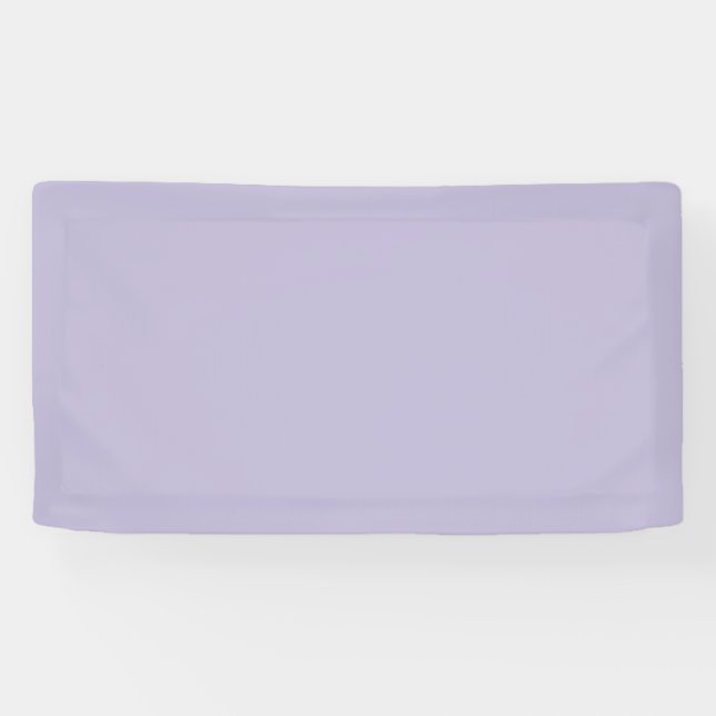 Plain dusty lavender solid color banner (Horizontal)