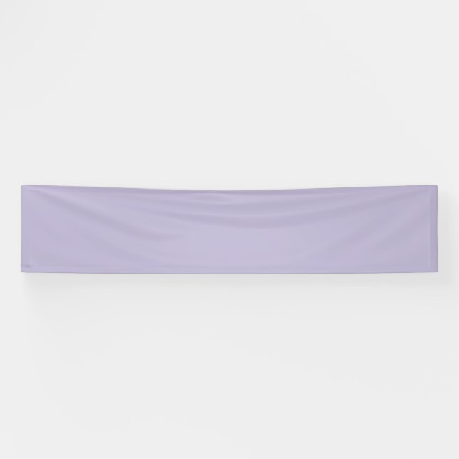 Plain dusty lavender solid color banner (Horizontal)