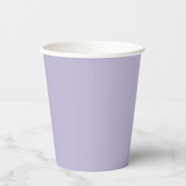 Plain dusty lavender solid color pappbecher