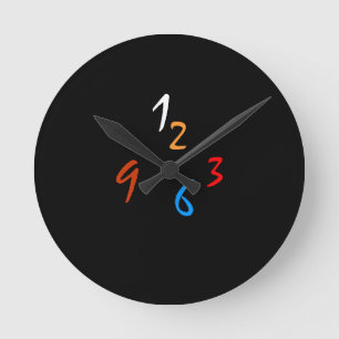 Plain Original Fun >Minimalist wall Clock Runde Wanduhr