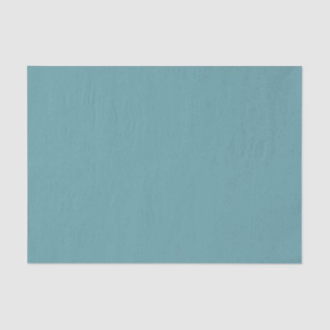 Plain Teal Background Seidenpapier (Vorderseite)