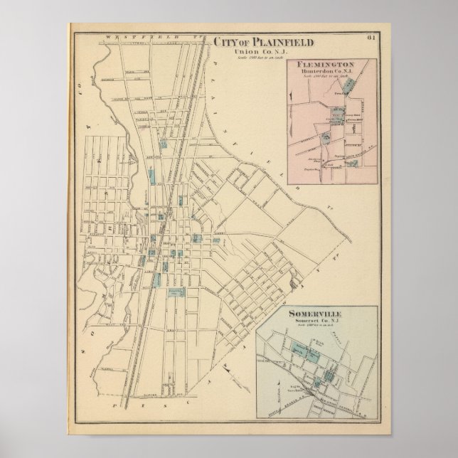 Plainfield, NJ Poster (Vorne)