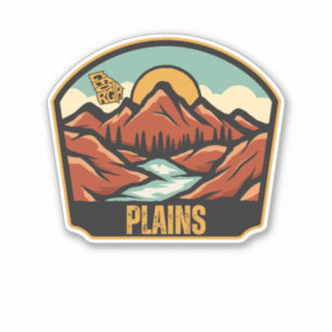 Plains, Georgia Aufkleber