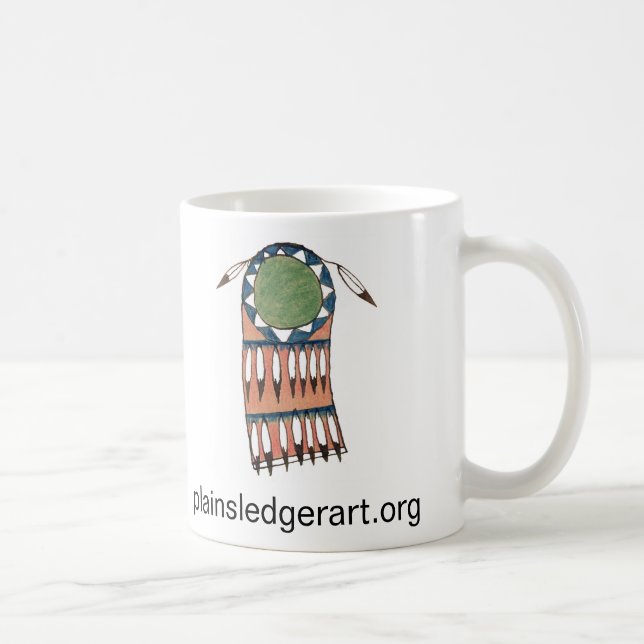 Plains Indian Ledger Art  Publishing Project Kaffeetasse (Rechts)